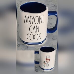 Rae Dunn x Disney Pixar Anyone Can Cook Ratatouille Mug Cup Wabi-sabi Coffee Tea